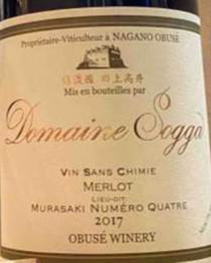 Merlot - Vin Sans Chimie - Domaine Sogga - Obusé Winery - akihiko-soga 