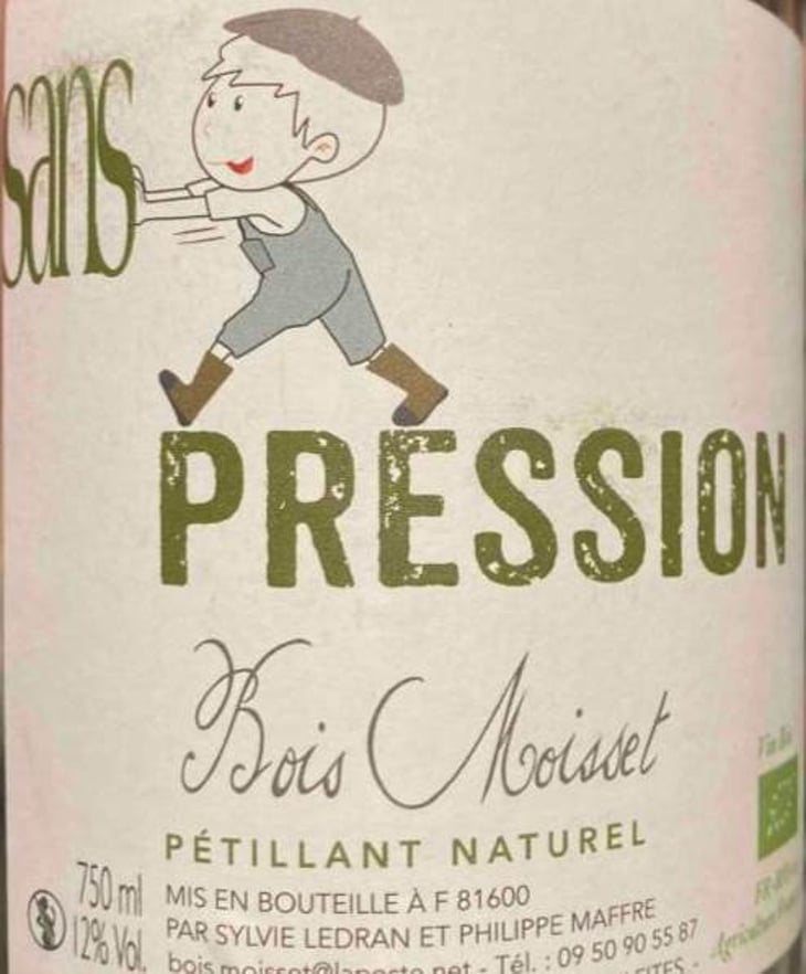 Sans pression (rosé) - Domaine Ferme Bois Moisset - sylvie-philippe-maffre -2020
