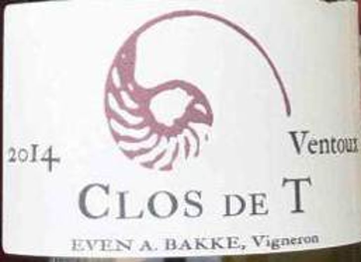 Clos De T Rouge - Clos de T. / Clos de Trias - even-a-bakke 