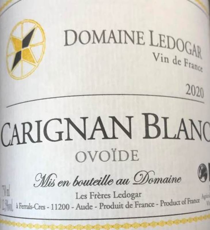 Carignan Blanc Ovoïde - Domaine Ledogar - xavier-mathieu-benoit-ledogar 