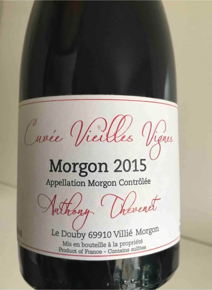 Morgon Vieilles Vignes - Anthony Thevenet - anthony-thevenet 