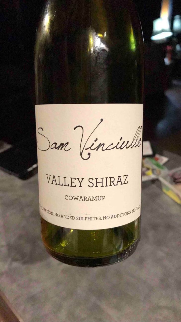 Valley Shiraz - Sam Vinciullo - sam-vinciullo 