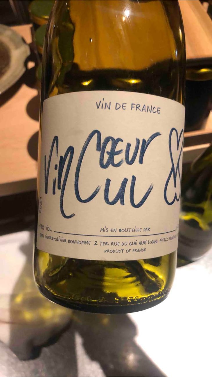 Vincœur Vincuu Blanc - Domaine POB - pierre-olivier-bonhomme -2021