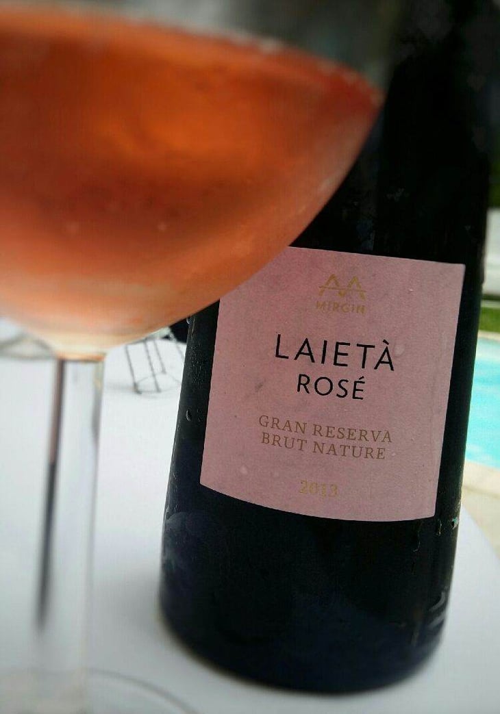 Laietà Rosé Gran reserva Brut Nature - El Celler de les Aus - josep-maria-mireia-pujol-busquets 