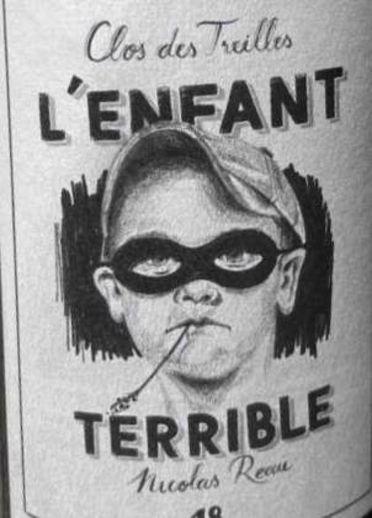 L'Enfant Terrible (2018 label) - Le Clos des Treilles - nicolas-reau -2018