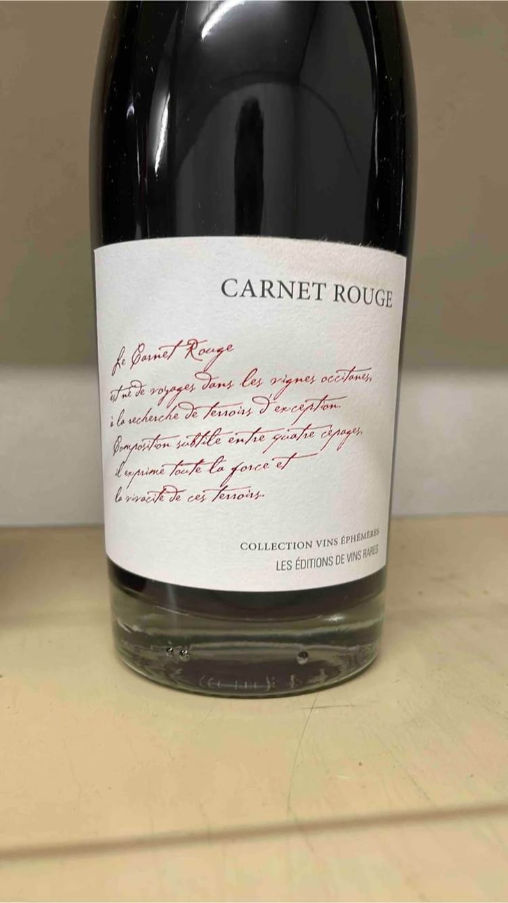 Carnet Rouge - Les Editions de Vins Rares - loic-mignotte-renaud-saunier-jean-armand-bloc -2014