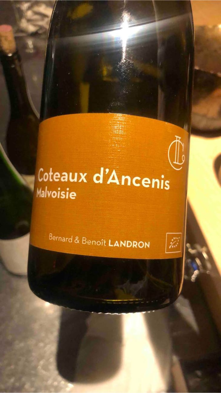 Coteaux D’ancenis Malvoisie - Domaine Landron-Chartier - bernard-francoise-benoit-landron -2020