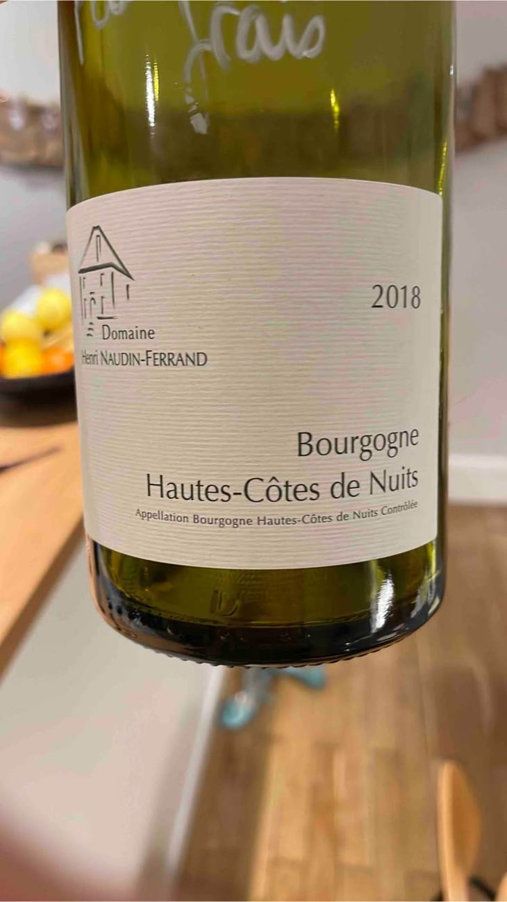 Hautes Côtes De Nuits - Henri Naudin-Ferrand - claire-naudin -2018