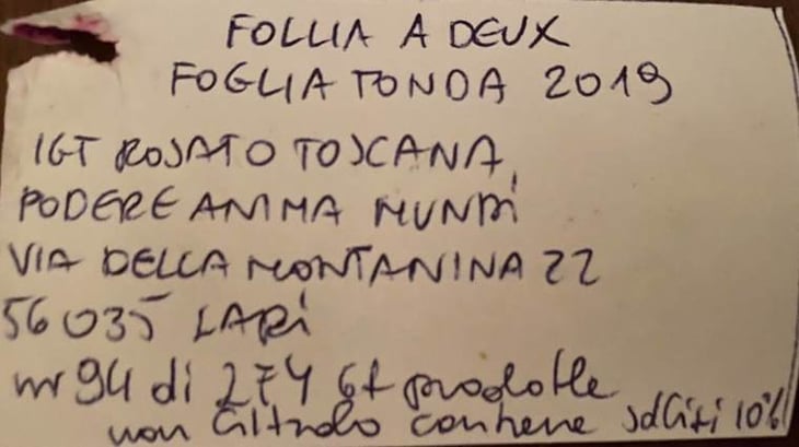 Follia a Deux Frizzante - Podere Anima Mundi - marta-sierota 