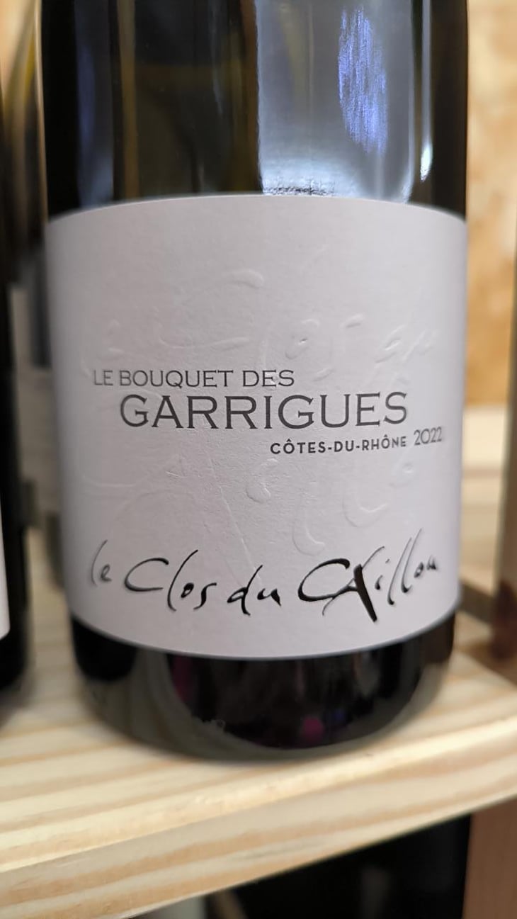 Le bouquet des garrigues - Le Clos Du Caillou - bruno-gaspard-sylvie-vacheron -2022