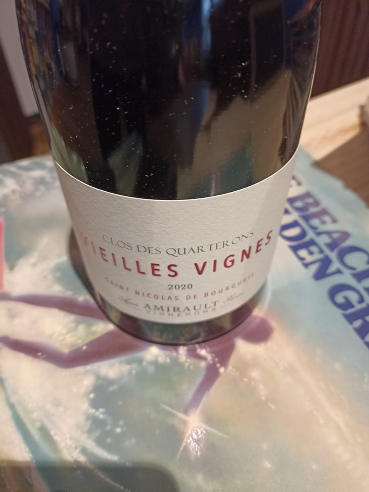 Clos des Quarterons Vieilles Vignes Rouge - Domaine Amirault - agnes-xavier-amirault -2020