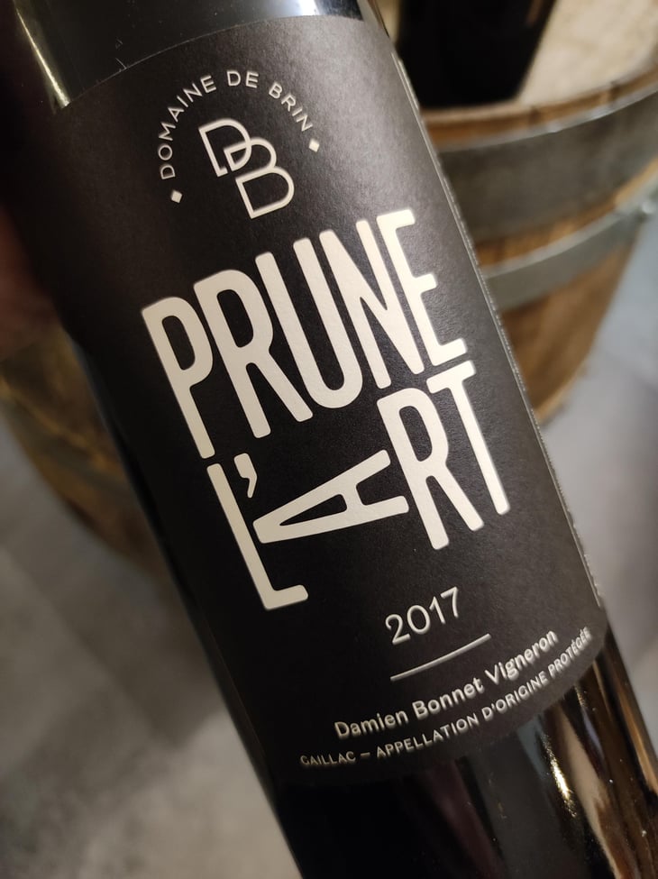 Le prunelart - Domaine de Brin - damien-bonnet -2017