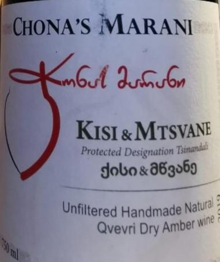 Kisi & Mtsvane Qvevri - Chona's Marani - mikheil-chonishvili 