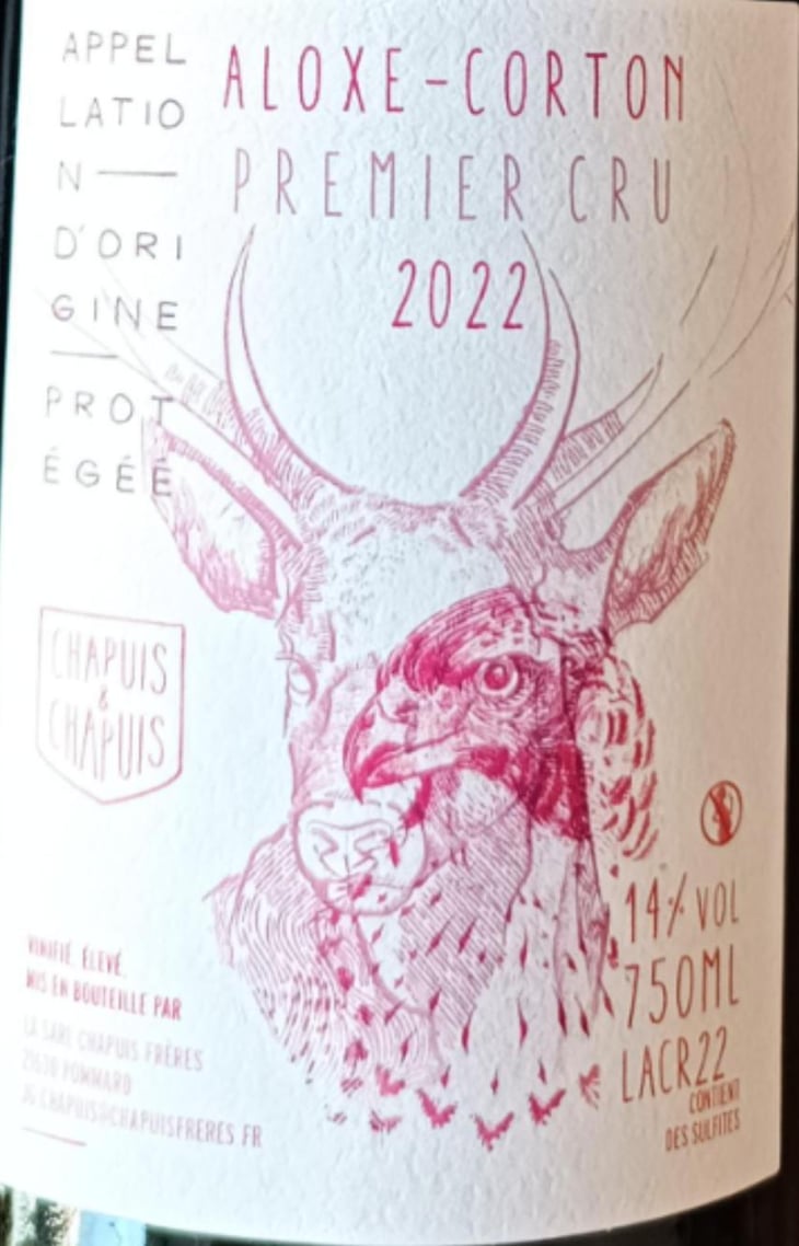 Aloxe-Corton 1er cru - Chapuis & Chapuis - romain-jean-guillaume-chapuis -2022