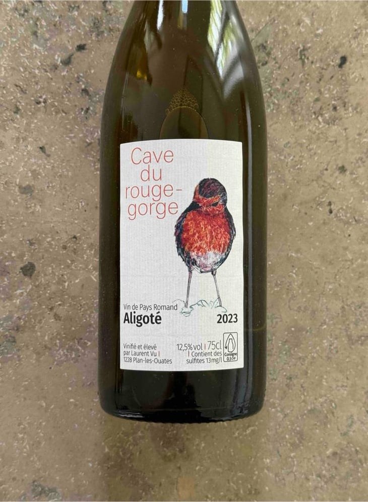 Aligoté - Cave du Rouge-Gorge - laurent-vu-lolo-lola -2023