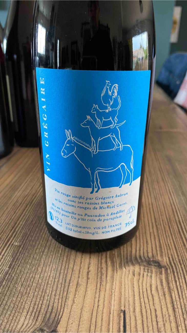 Vin Gregaire - Le Chapitre - gregoire-aubrun 