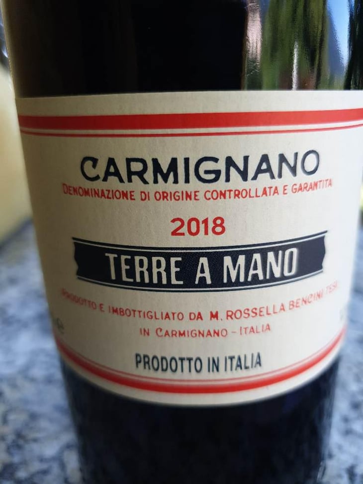 Carmignano - Fattoria di Bacchereto Terre a Mano - maria-rossella-bencini-tesi 