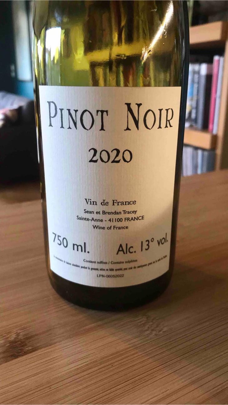 Pinot Noir - Domaine Le Clocher - Les Vins de Sainte Anne - brendan-sean-tracey -2020
