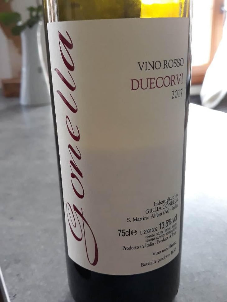 Duecorvi (old label) - Gonella Vini - giulia-rosa-lidia-gonella-davide-vanni 