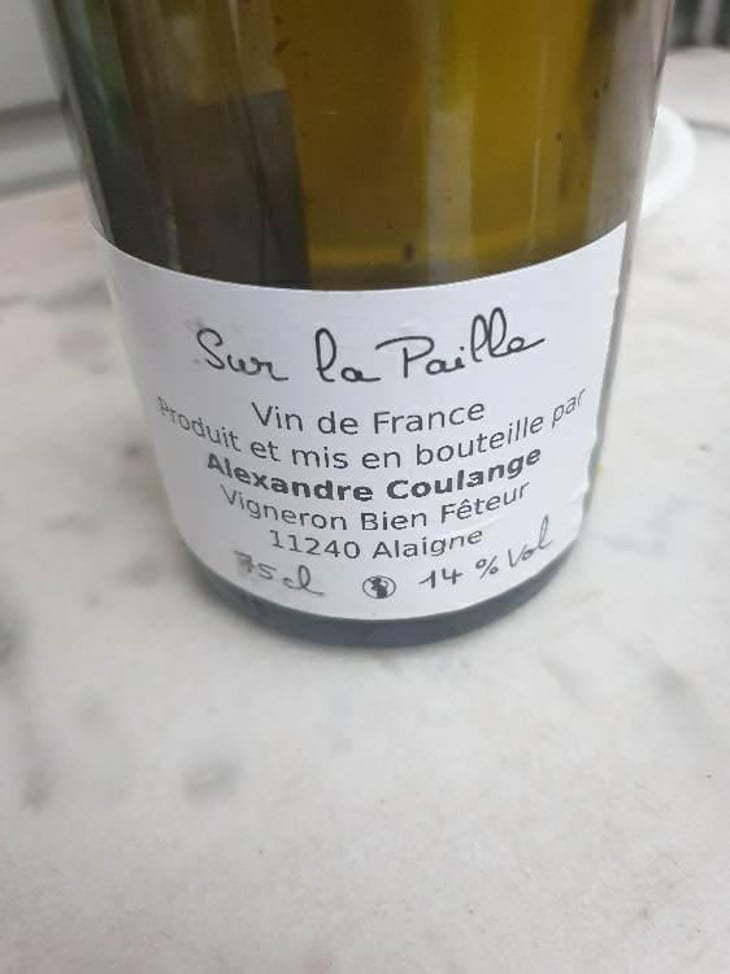 Sur La Paille - Domaine Thuronis - Vigneron Bien Fêteur - alexandre-coulange-astrid-lerouxel 