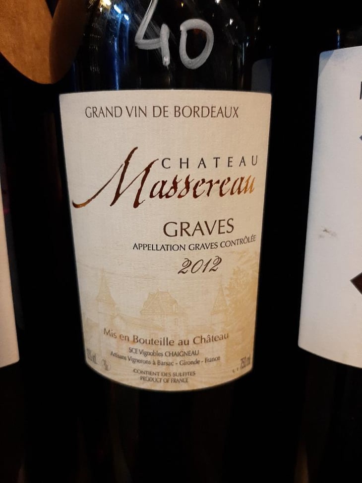 Graves - Château Massereau - jean-francois-philippe-chaigneau -2012