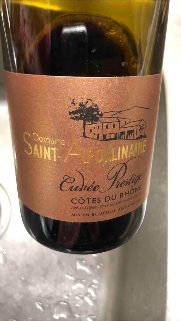 Cuvée Prestige - Domaine Saint-Apollinaire - elodie-daumas -2020