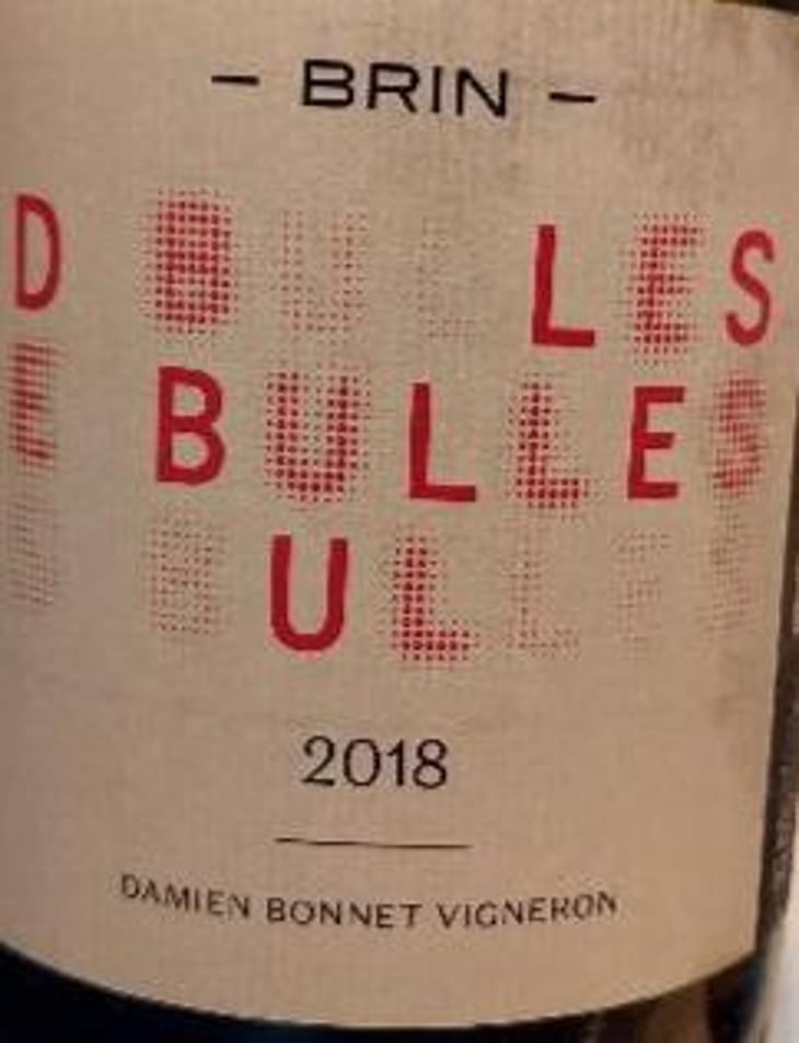 Des Bulles Rouge - Domaine de Brin - damien-bonnet -2018