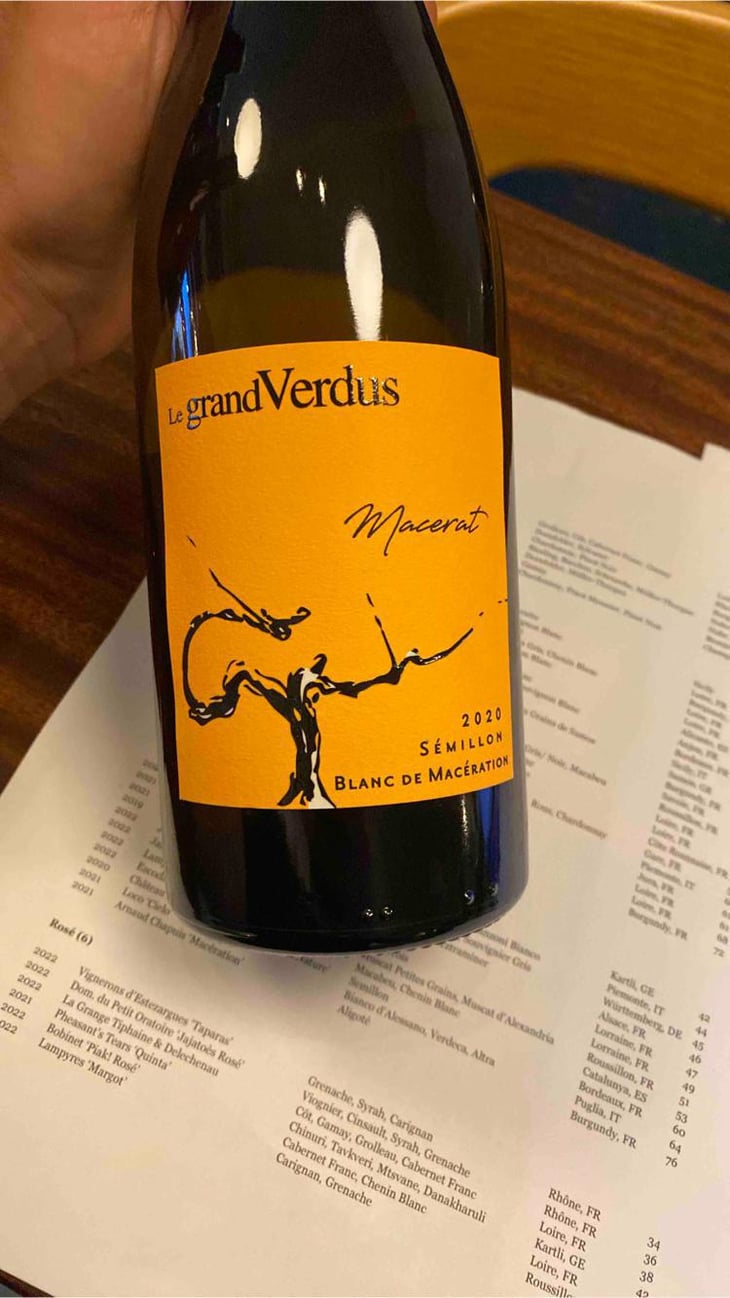 Blanc De Maceration - Domaine Le Verdus - aline-solignac-philippe-rousseau -2020