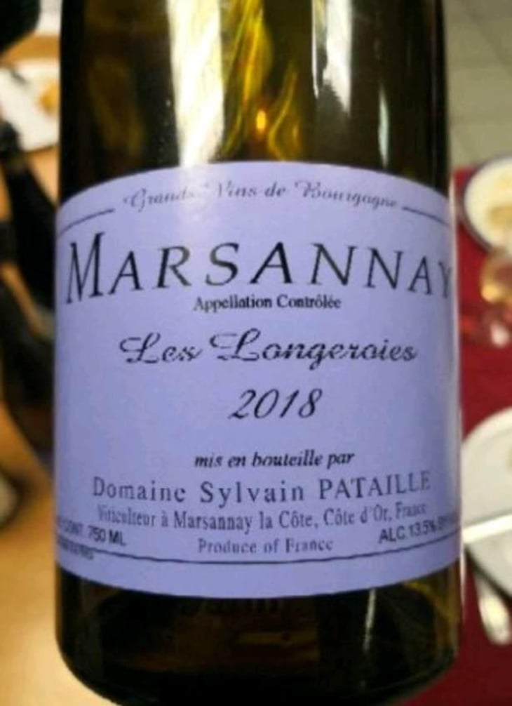 Marsannay Les Longeroies - Sylvain Pataille - sylvain-pataille -2018