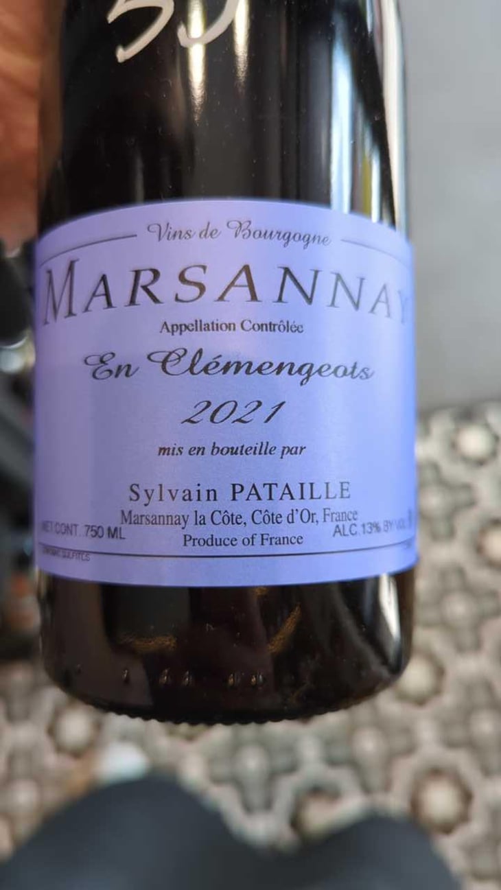 Marsannay "En Clemengeots" - Sylvain Pataille - sylvain-pataille -2021