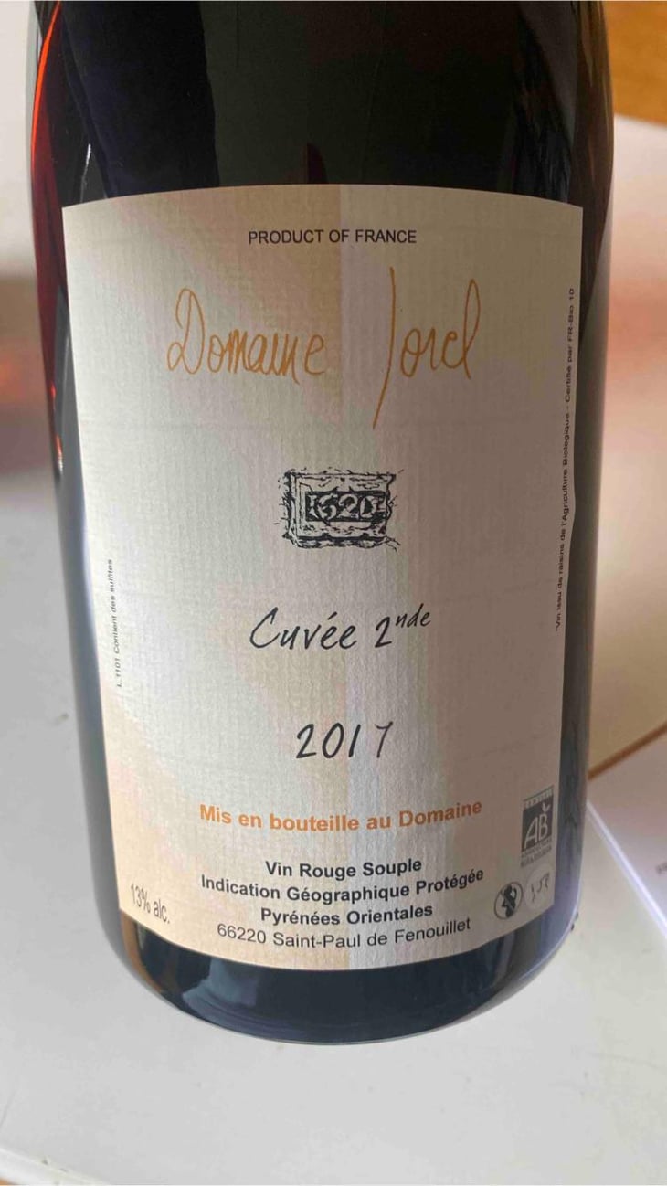 Cuvée 2nde Magnum - Domaine Jorel - manuel-jorel -2017