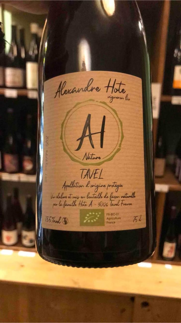Tavel Nature - Domaine Alexandre Hote - alexandre-hote 