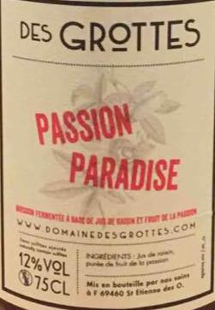 Passion Paradise - Domaine des Grottes - romain-des-grottes -2022