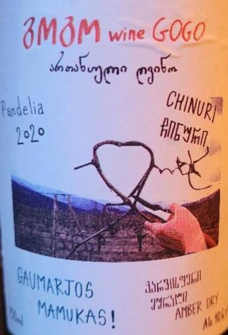 Pandelia Chinuri - GOGO Wine / Artanuli Gvino - kakha-ketevan-berishvili -2020