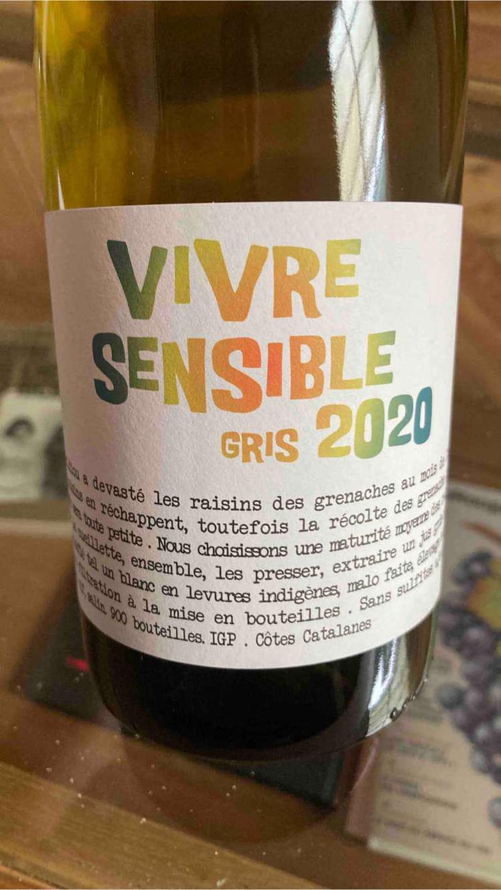 Vivre Sensible Gris - Vignoble Réveille - france-crispeels -2020