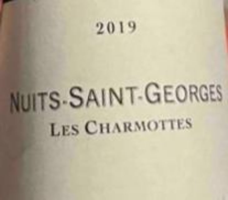 Nuits Saint Georges « Les Charmottes » - Domaine de Chassorney - frederic-cossard -2019