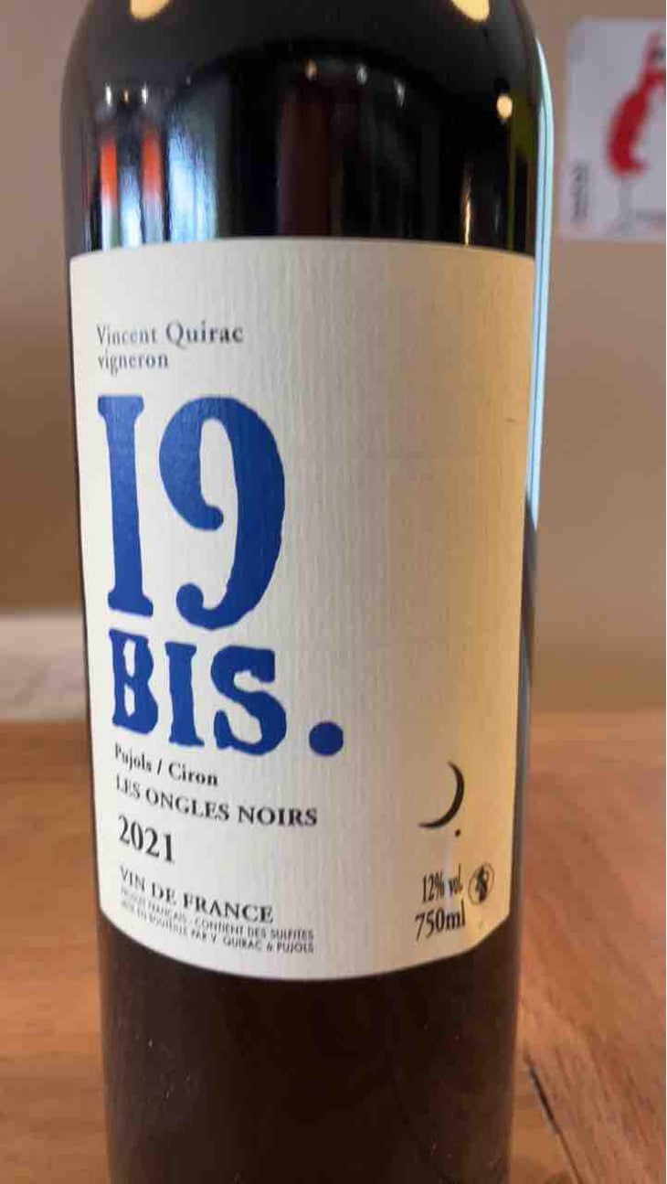 Les Ongles Noirs - Clos 19 Bis - vincent-quirac -2021