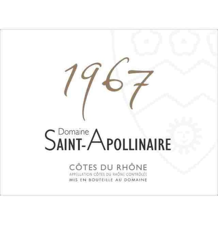 1967 - Domaine Saint-Apollinaire - elodie-daumas 