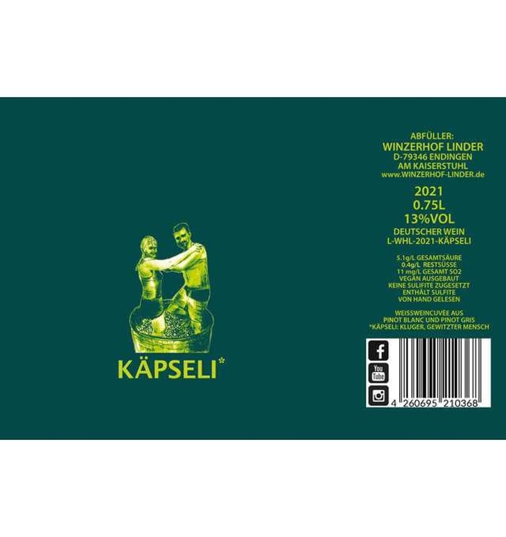 Käpseli - Winzerhof Linder - elena-bollin-ronald-linder 