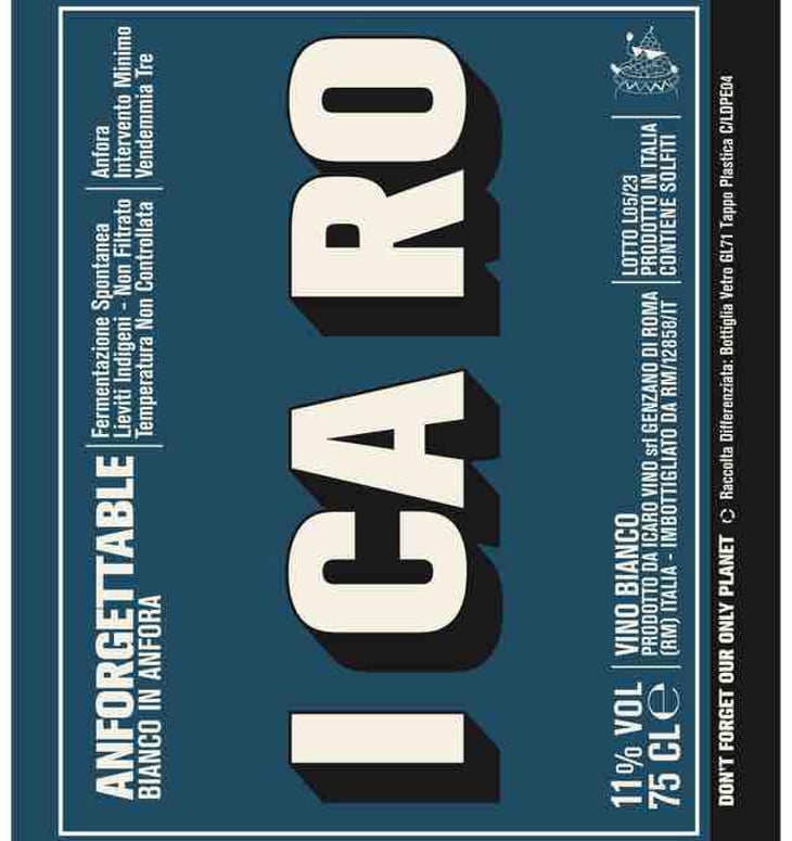 Anforgettable Bianco in anfora - ICARO - rocco-caroselli-luca-di-marzio-gianmarco-diorio-fabio-gentile 