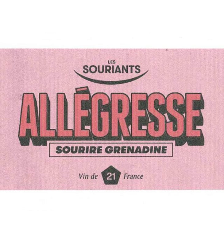Allégresse - Domaine Les Souriants - maxime-troncy-damien-polosse -2021