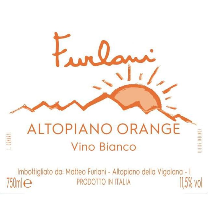Altopiano Orange - Cantina Furlani - matteo-furlani -2019