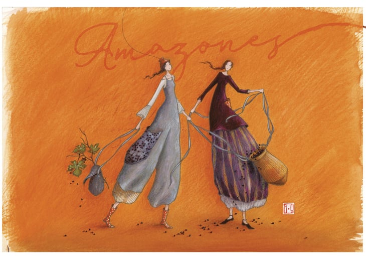 Amazones - Domaine Les 4 Vents - lucie-et-nancy-fourel 