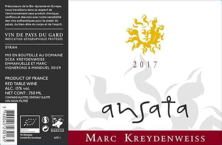 Ansata - Marc Kreydenweiss (Manduel) - jean-kreydenweiss 