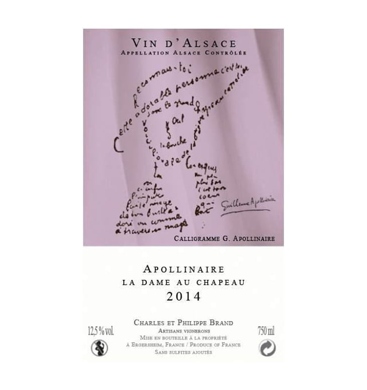Appolinaire La Dame au Chapeau - Domaine Brand & Fils - philippe-brand 