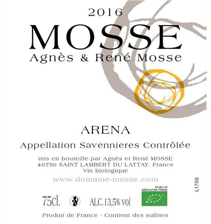 Arena (blanc) - Domaine Mosse - sylvestre-joseph-mosse 