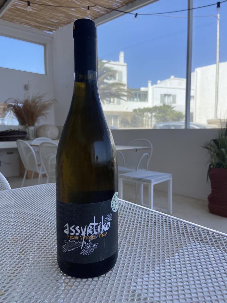 Assyrtiko MVL - Domaine Ligas - Ktima Ligas - meli-ligas-thomas-ligas -2021