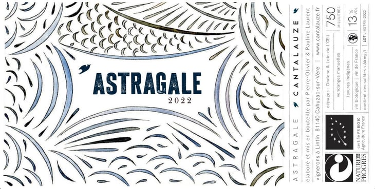Astragale - Domaine de Cantalauze - pierre-olivier-pauline-laurent -2022