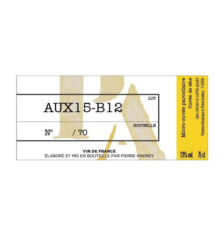 AUX15-B12 - Domaine Pierre Andrey - NO VISIT - pierre-andrey-florence-bouleaux-no-visit 