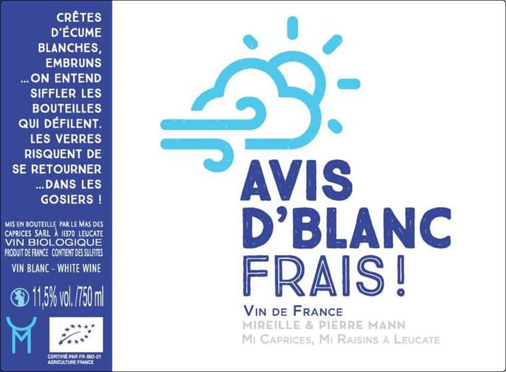 Avis D'Blanc Frais ! - Mas des Caprices - mireille-pierre-mann 
